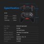 Безжичен Bluetooth геймпад Shinecon SC-B04 за смартфони, таблети, компютър, телевизор, тв бокс, Blue, снимка 13