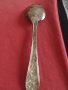 Голяма стара цинкова лъжица с маркировка ITALI красива орнаментика за КОЛЕКЦИЯ 42106, снимка 4
