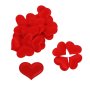 4317 Текстилни сърца за декорация украса за Свети Валентин, 50 бр