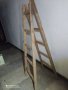 Двойна стълба, дървена бояджийска стълба , снимка 1