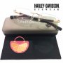 HARLEY DAVIDSON 🍊 Мъжки рамки за очила / Без Рамка "GOLD & BLACK" нови с кутия
