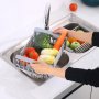 Кухненски телескопичен разтегателен сушилник за мивка, снимка 3