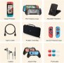 Нов комплект аксесоари за Nintendo Switch Калъф Нинтендо игри геймър, снимка 2
