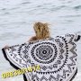 Кръгла плажна кърпа , снимка 1 - Хавлиени кърпи - 33212729