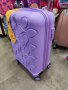 Луксозен куфар в лилаво polipropilen/ К690, снимка 5