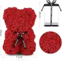 Мече от рози в подаръчна кутия 25см 40см, BG Rose Bear, снимка 12