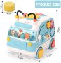 Нова детска играчка Автобус със светлина и музика дете бебе подарък игра, снимка 7
