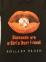 PHILIPP PLEIN маркова тениска "Устни и Диаманти". С камъни + памук и еластан. , снимка 11