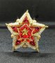 Ръчно изработена брошка Звезда, снимка 4