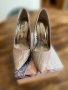 Дамски високи обувки и чанта, снимка 1 - Дамски обувки на ток - 36880558