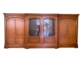 330 см Масивен бюфет с витрина, снимка 1