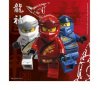 Нинджаго Ninjago 10 бр парти салфетки рожден ден, снимка 1 - Други - 34633256