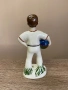 Винтидж порцеланова статуетка „Момче с топка“, СССР, снимка 2