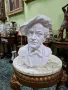 Голям антикварен колекционерски порцеланов бюст фигура статуетка , снимка 1