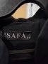 Черна официална рокля Размер М с кожена декорация на платката от „Колекция „Лукс“ на фирма SAFA. , снимка 6