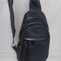 Мъжка черна чанта с платова дръжка, снимка 4 - Чанти - 43851839