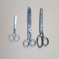 Ножица ножици 3 бр, снимка 1 - Антикварни и старинни предмети - 43575810