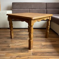 Стара дървена маса от чисто дърво - дърворезба, снимка 4 - Антикварни и старинни предмети - 32435730