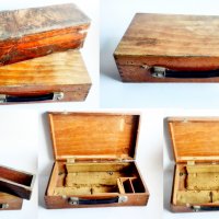 Стари дървени  кутии., снимка 1 - Други ценни предмети - 39693616
