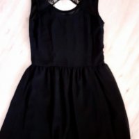 Нова ефирна черна рокля , снимка 1 - Рокли - 32248741