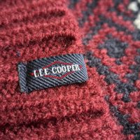 НОВО с етикет lee cooper зимна топла шапка с помпон акрил, снимка 6 - Шапки - 38309638