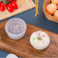 различни форми пластмасови форми кутии за суши хапки ориз Онигири форма, снимка 4 - Форми - 44901192