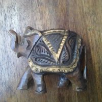 Дървено индийско слонче сувенир 2, снимка 2 - Други ценни предмети - 38771700
