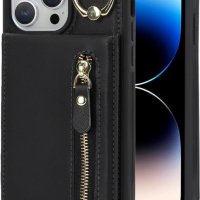 Zouzt 4 в 1 Калъф за iPhone 14 Pro черен, снимка 5 - Калъфи, кейсове - 43107665