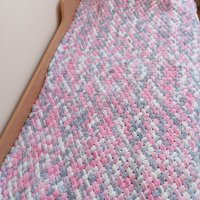 Плетено одеяло за единично легло , снимка 4 - Олекотени завивки и одеяла - 42974987