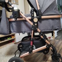 Комбинирана бебешка количка Lorelli Alba Premium Set 3в1 , снимка 17 - Детски колички - 43676161