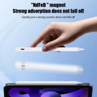 Дигитална Писалка Apple Pencil 2 Magnetic Stylus Pen Съвместима с iPad 2018-2024г Всички Нови Модели, снимка 7 - Таблети - 43287165