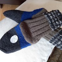 ръчно плетени детски чорапи размер 36, снимка 2 - Чорапи - 39669891