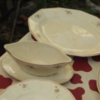 продавам старинен комплект чиний със супник , снимка 3 - Антикварни и старинни предмети - 36516458
