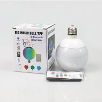 Цветна LED крушка с дистанционно, снимка 5 - Лед осветление - 42995331