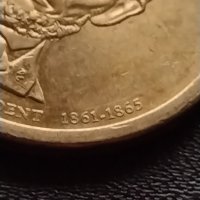 Възпоменателна монета ABRAHAM LINCOLN 16 президент на САЩ (1861-1865) за КОЛЕКЦИЯ 26693, снимка 12 - Нумизматика и бонистика - 40764159