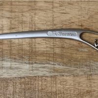 Стар красив метален нож за писма-"SORTIS", снимка 1 - Антикварни и старинни предмети - 36812485