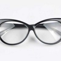 ТOM FORD дамски очила котешко око стъкла без диоптър защита UV400, снимка 5 - Слънчеви и диоптрични очила - 27923237