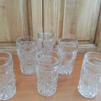 Стъклени кристални  чаши , снимка 10 - Антикварни и старинни предмети - 36992098