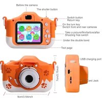 Дигитален детски фотоапарат STELS Q70s, 64GB SD карта, Игри, Снимки, снимка 6 - Други - 44043560
