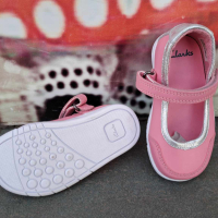 Английски детски обувки естествена кожа-CLARKS , снимка 1 - Детски обувки - 44893339