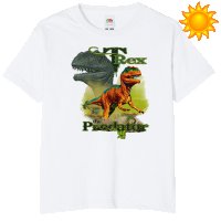 T-REX -соларна тениска-щампа с променящи се цветове, снимка 1 - Детски тениски и потници - 37324974