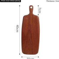 HomeDo Абаносова дървена кухненска дъска за рязане и сервиране, 40x15 см, снимка 2 - Други - 43299712