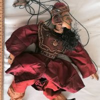 Бирма марионетка кукла на конци рядка антика  с камък Рубин, снимка 9 - Колекции - 34921654
