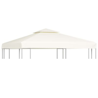 vidaXL Покривало за шатра, резервно, кремаво-бяло, 310 г/м², 3х3 м(SKU:40874, снимка 1 - Градински мебели, декорация  - 44934409