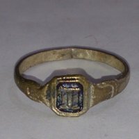Старинен пръстен сачан орнаментиран - 73651, снимка 1 - Пръстени - 28995010