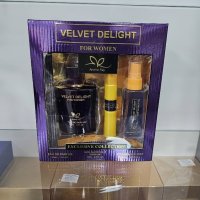 Подаръчен сет Velvet Delight For Women Exclusive Collection Eau De Parfum 50ml , снимка 1 - Дамски парфюми - 43200625