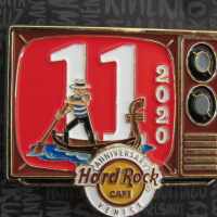 Оригинална метална значка Hard Rock Cafe Венеция, Италия, снимка 3 - Колекции - 36421580