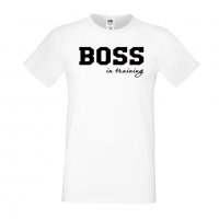 Мъжка тениска Boss in training, снимка 2 - Тениски - 33223572