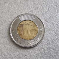 Монети . Канада .1 , 5  и 25 цента.  1 и 2 долара. 5 бройки., снимка 3 - Нумизматика и бонистика - 38663264