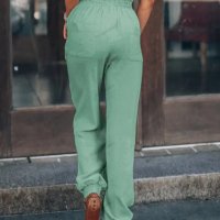 Дамски ежедневни панталони с шнурове с джоб, 5цвята, снимка 8 - Панталони - 40759609